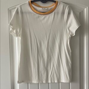 Candace Cameron Bure White Short Sleeve Tee XS